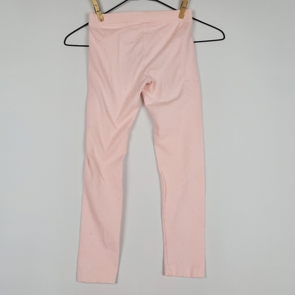 Cat and Jack Girls Medium (7/8) Pink Sweatpants With Glitter Detail - Picture 2 of 4